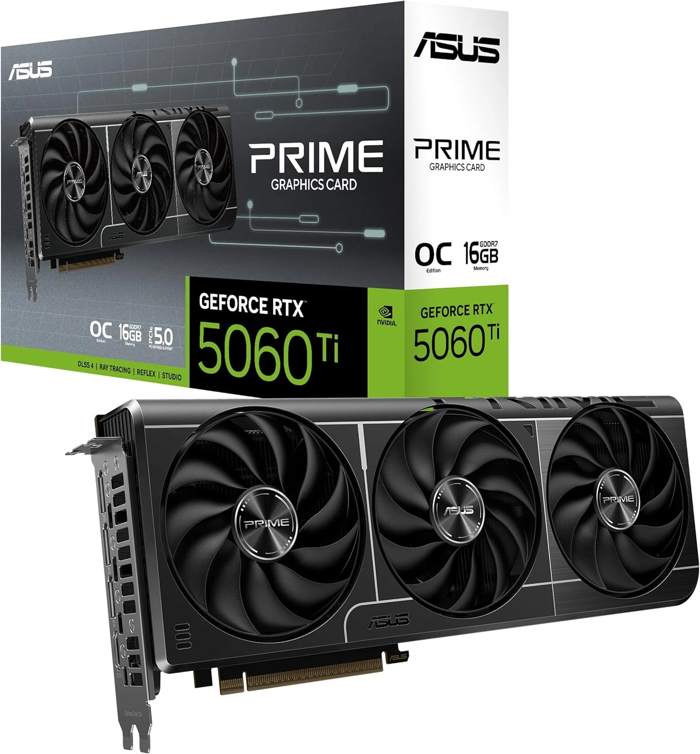 ASUS GeForce RTX™ 5060 Ti 16GB GDDR7 OC Edition Graphics Card
